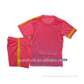 Training clothes pink color, polyester soccer jersey cheap, customize t shirts